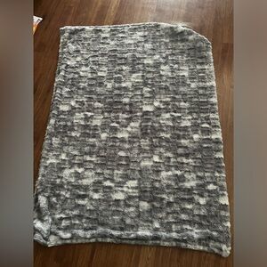 Target Gray and White Throw Blanket